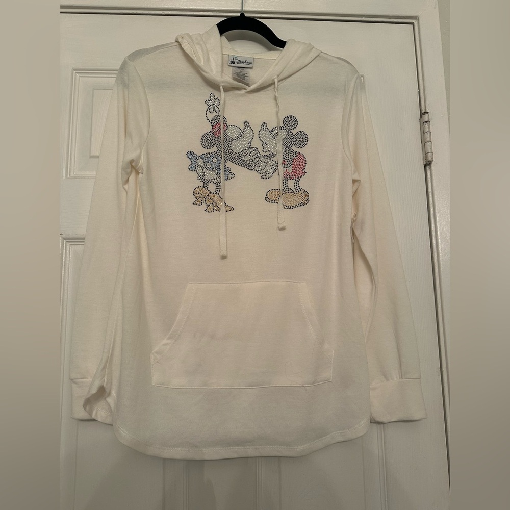Disney Cream Sweatshirt with Mickey Mouse